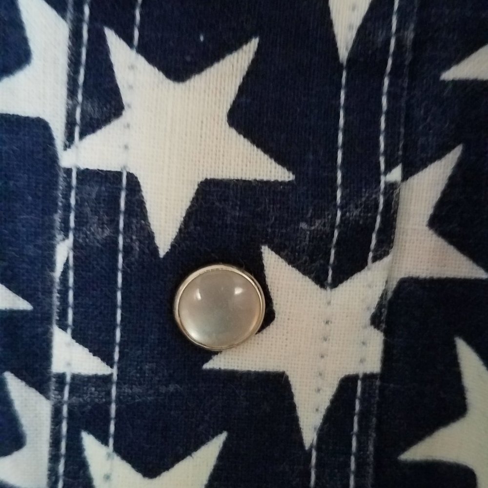 Vintage red, white & blue western shirt - Picture 3 of 5